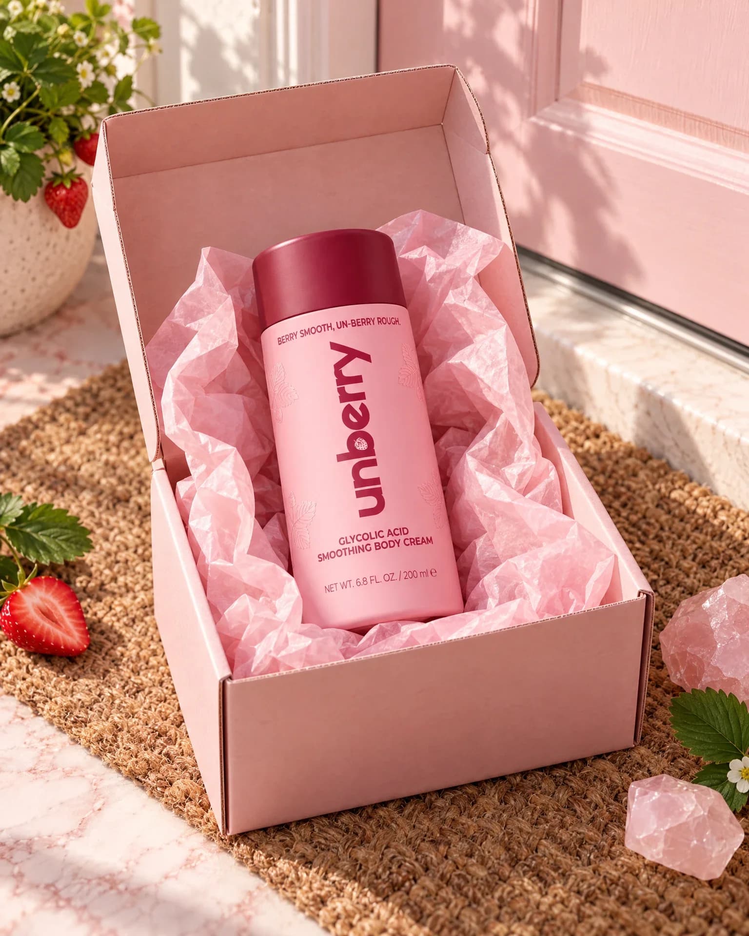 A monthly unberry refill delivered to the door